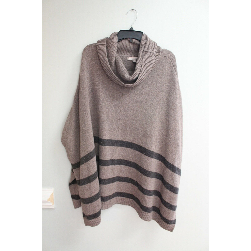 Banana Republic Tan Striped Poncho